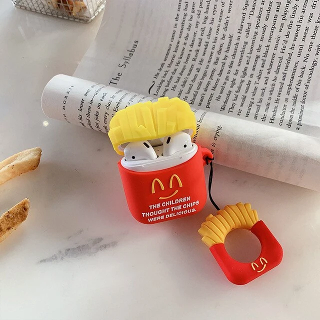 Airpods Hamburguer ,French Fries - Silicone Case