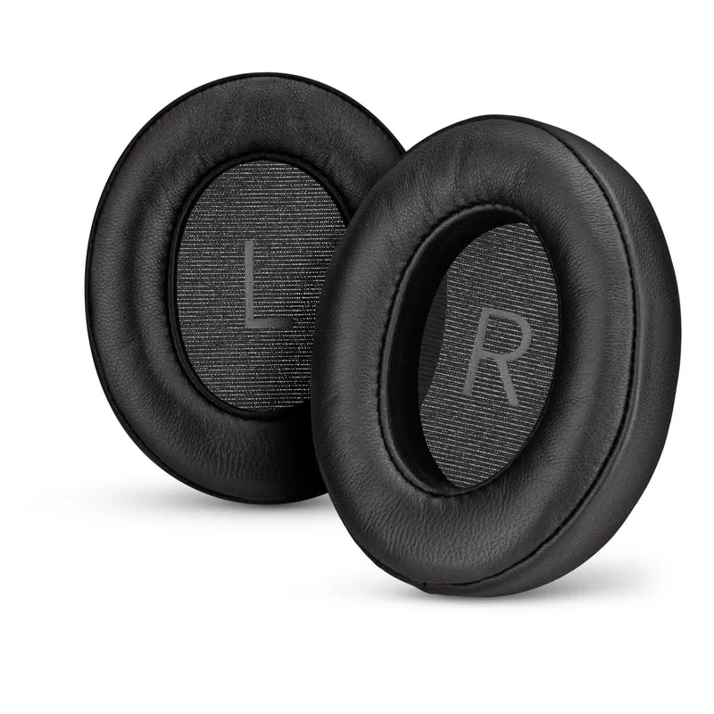 Cuscinetti auricolari di ricambio per cuffie Sennheiser Momentum 3 - Vera pelle morbida + schiuma memory per un comfort extra