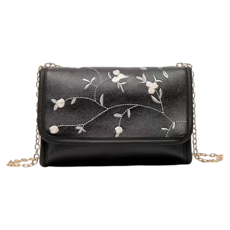 Miomu Bolso de Cuero Sintético con Diseño Floral