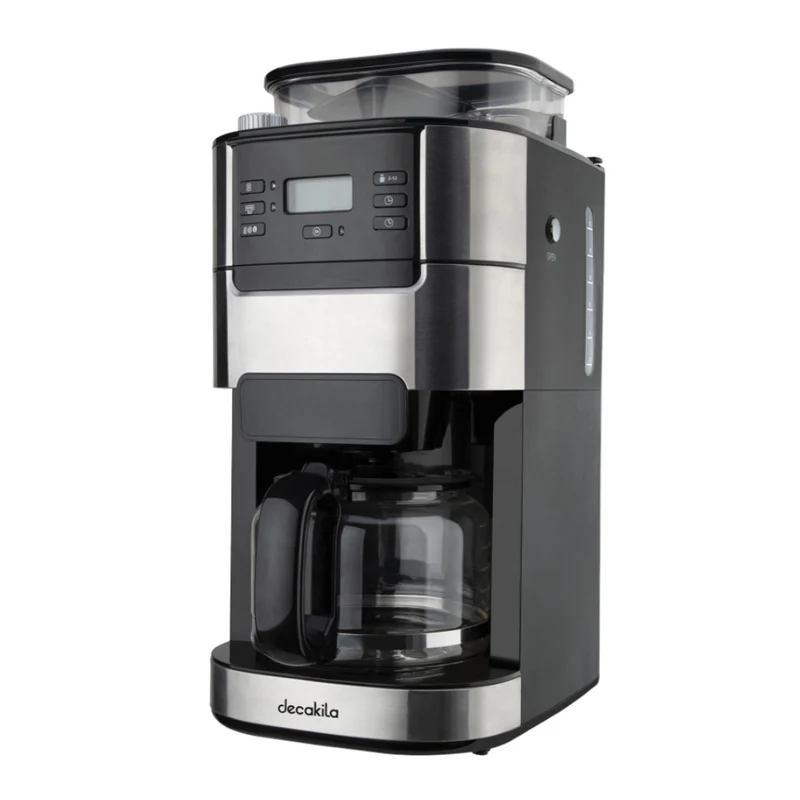 Decakila Coffee Maker Digital con Moledor de Café 12 Tazas (KUCF016M)