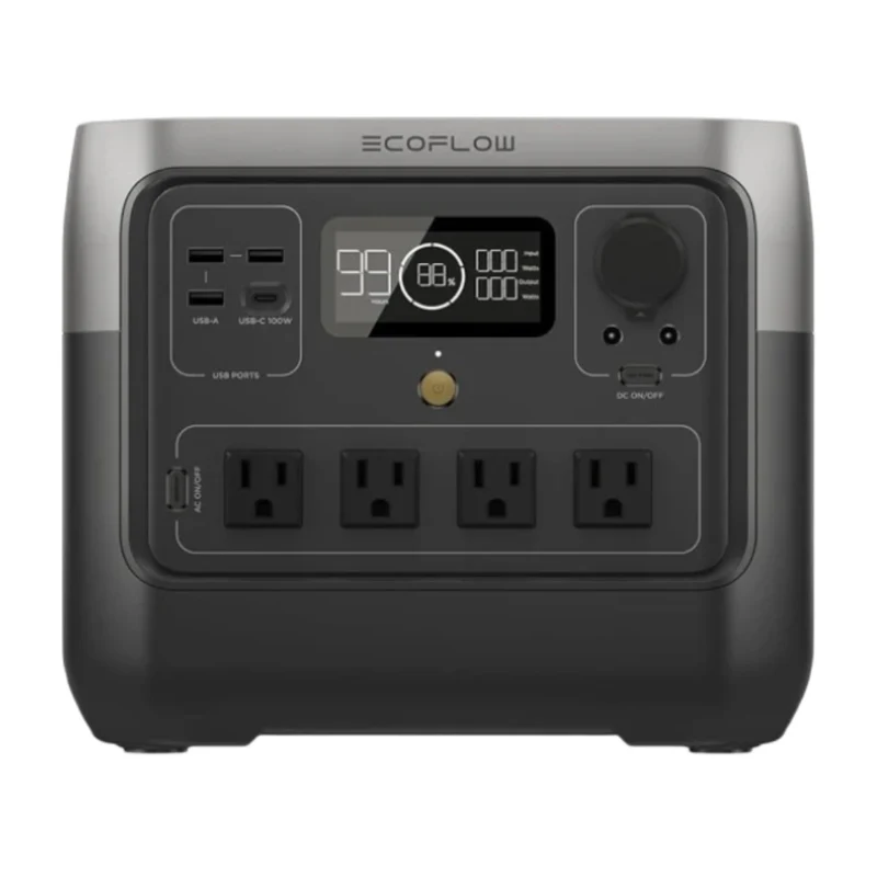 EcoFLow Estación de Energía Portátil 716Wh River 2 Pro Lite, ZMR620-B-US