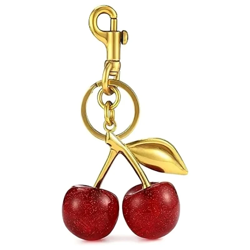 Miomu Llavero de Cereza 3D