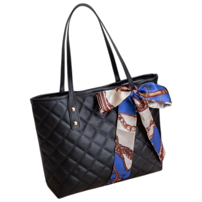 Miomu Bolso Tote Acolchado con Pañuelo Decorativo