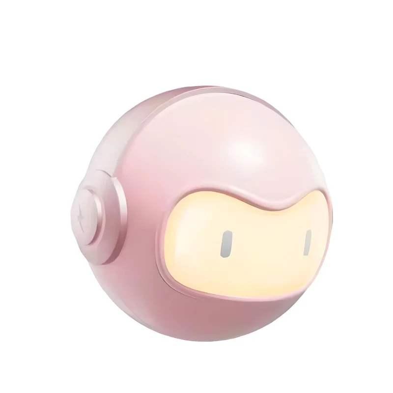Miomu Mini Lámpara Nocturna y Cargador Tipo C Cabeza Robot