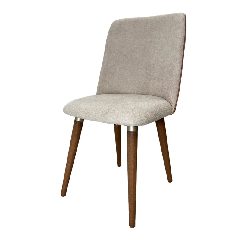 Tokoa Silla para Comedor de Madera Tapizada con Chenille/Vinilo (PA1303951)