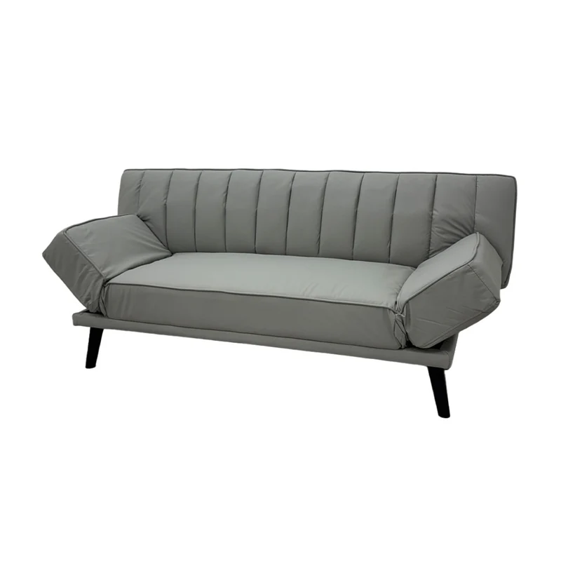 Tokoa Sofá Cama Cuero Sintético con Brazos Ajustables 188x79x82cm (SA-4380)