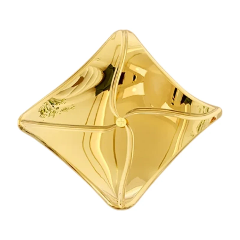 Miomu Decoración de Pared Moderna Dorado con Acabado Metálico