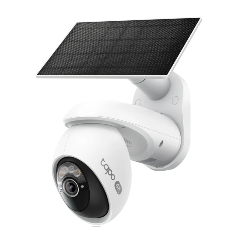 TP-Link Tapo Cámara de Seguridad Smart Wi-Fi 8 MP con Panel Solar, Tapo C660 KIT
