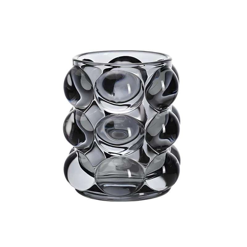 Miomu Vaso de Vidrio, Diseño Cobblestone