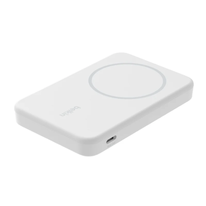 Belkin Power Bank Batería Externa Inalámbrica Magnética 5000mAh, BPD006BT