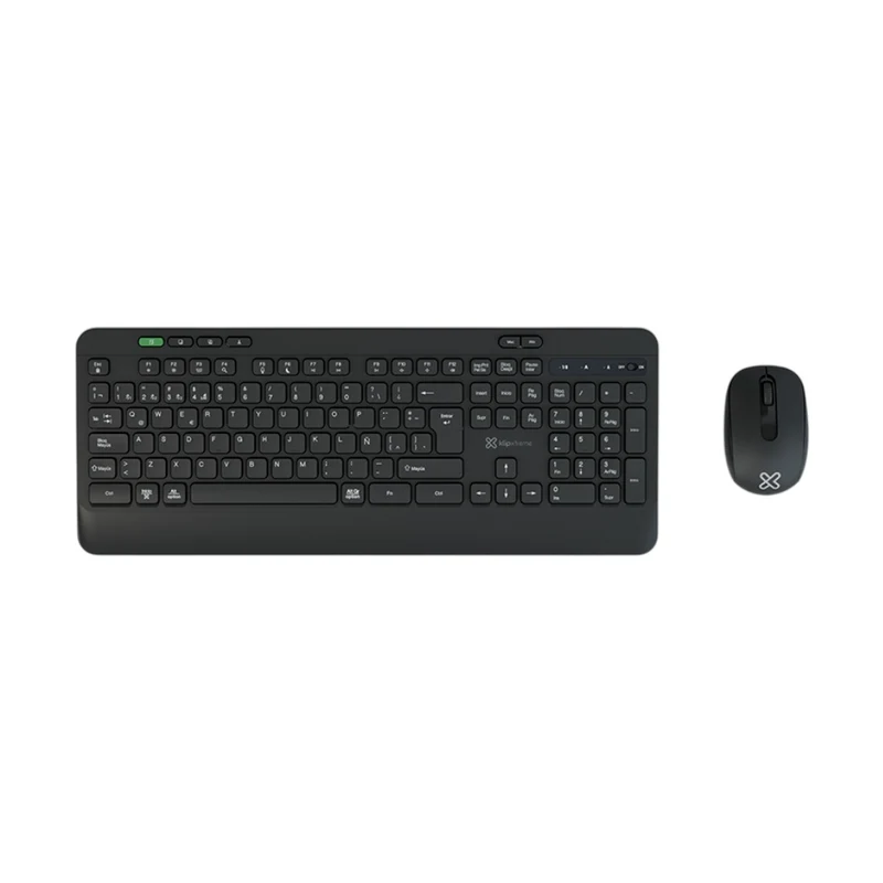 Klip Xtreme Kit Teclado y Mouse Inalámbrico Encourage KBK-750, Caja Abierta