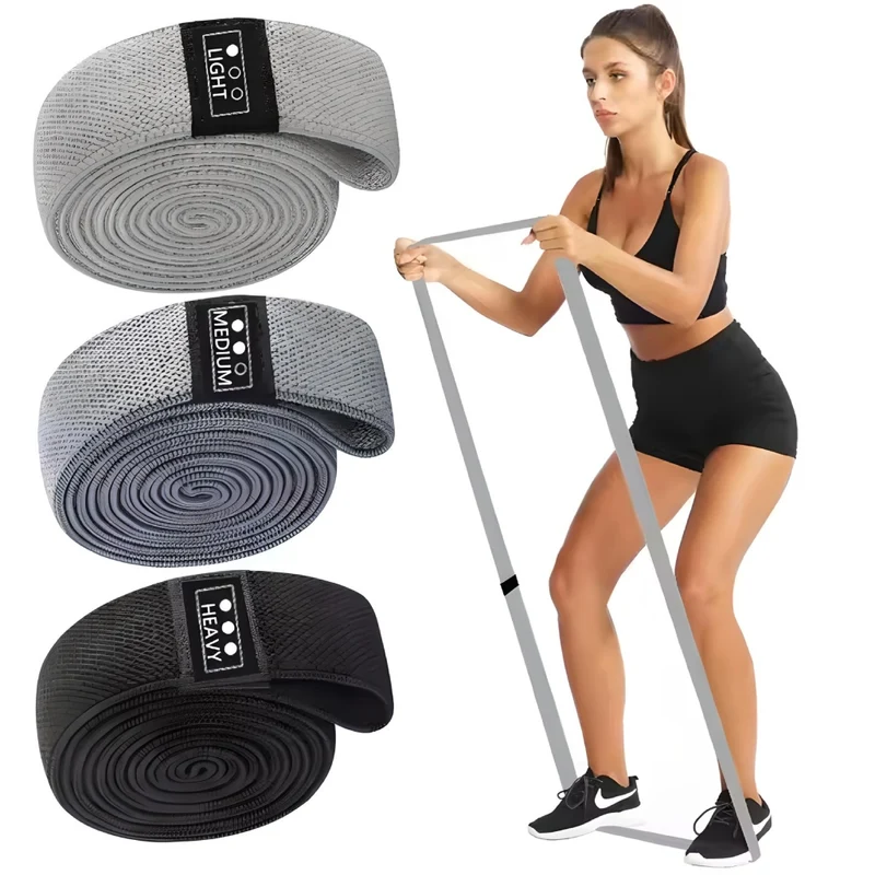 Miomu Set de 3 Bandas Elásticas de Resistencia para Piernas