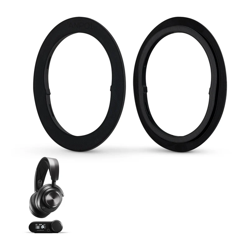 Anello adattatore per cuscinetti auricolari per cuffie Steelseries Arctis Nova Pro Wireless, Nova Pro Omni e Nova Elite - Compatibile con i cuscinetti auricolari Brainwavz Oval, ProStock e SteelSeries.