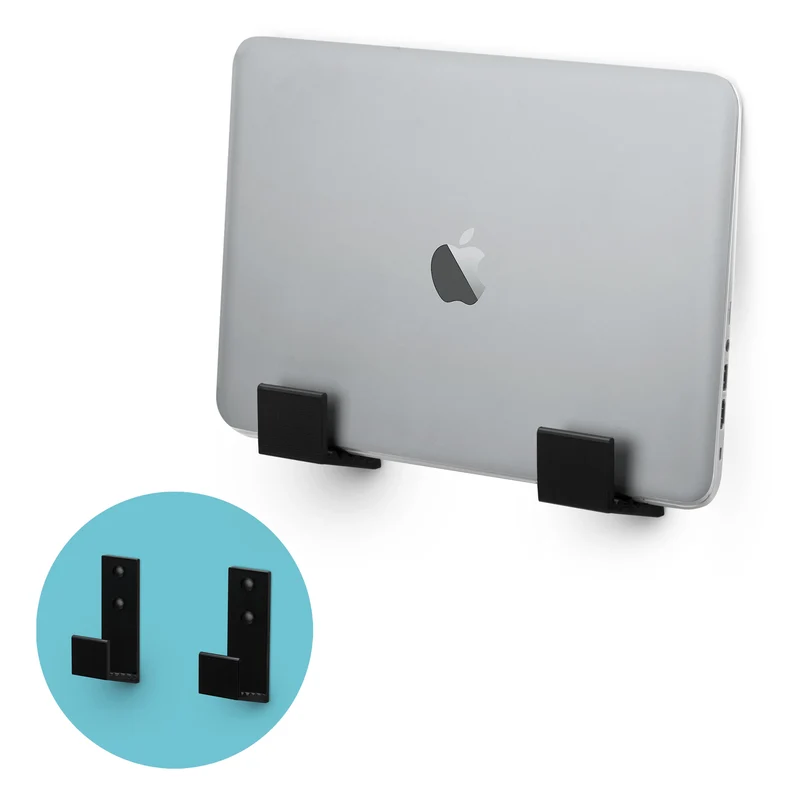 Supporto per montaggio a parete per box cavi da 1.5", per router, laptop, modem, Wi-Fi Mesh, Apple TV, switch di rete e altro, per dispositivi larghi fino a 1.5 mm/38", adesivo e avvitabile
