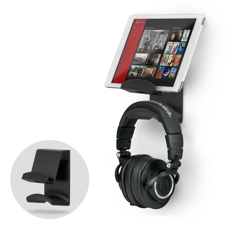 The Hutch - Supporto per tablet / telefono e gancio per cuffie
