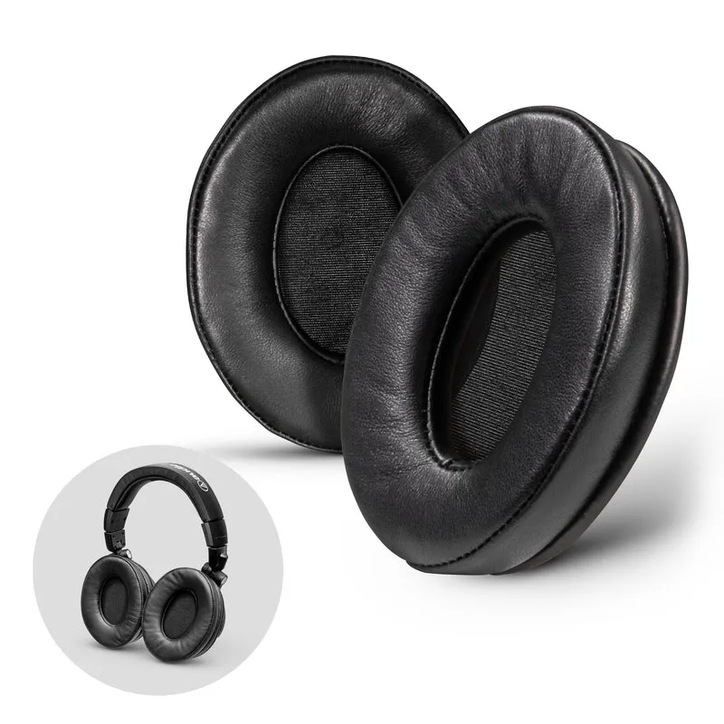Cuscinetti di ricambio ProStock serie ATH M50X e M - Forma personalizzata con memory foam - Pelle di montone