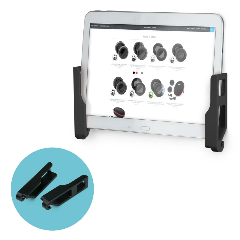 Supporto a parete adesivo universale per tablet e telefono - Adatto per iPhone, iPad e la maggior parte dei telefoni e tablet Android