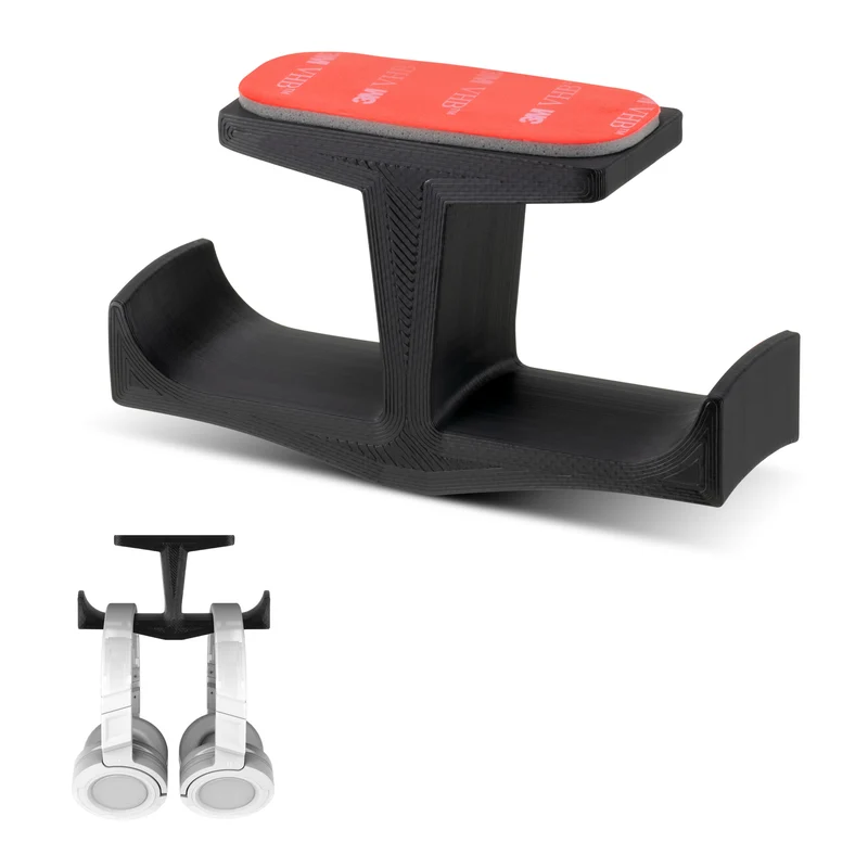 Supporto per doppio supporto per cuffie BigT Under Desk