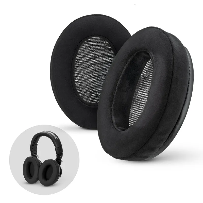 Auricolari in memory foam per cuffie - Ovali - Micro pelle scamosciata