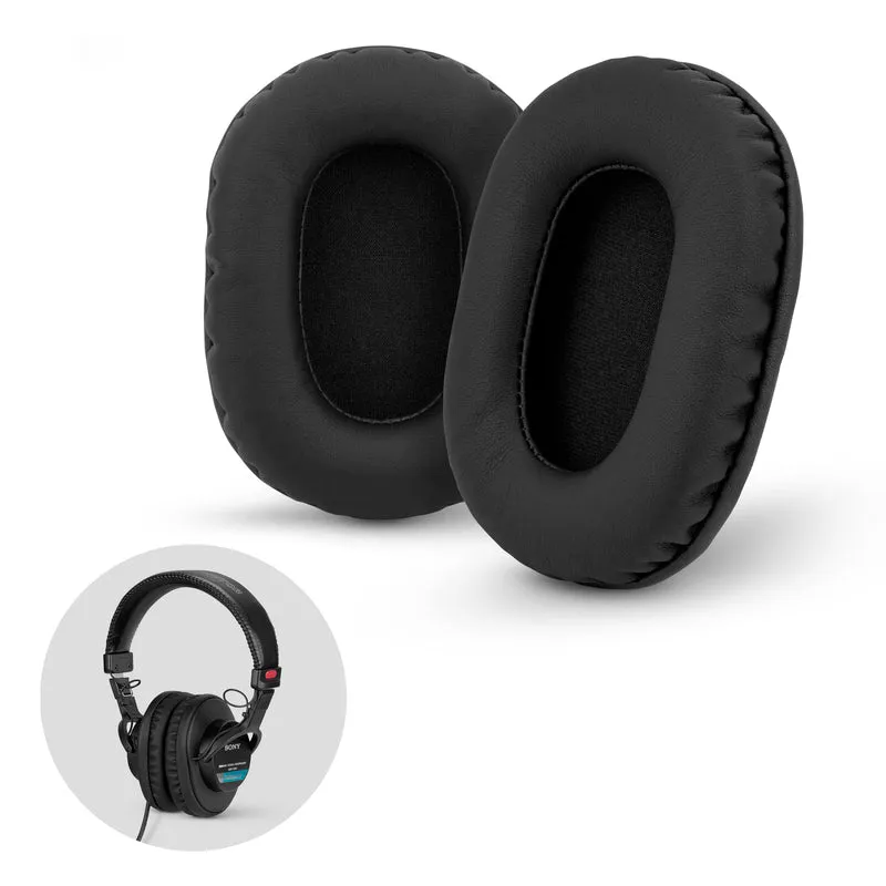 SONY MDR-7506 Auricolari di ricambio premium - Adatto anche per cuffie V6, CD900ST (PU)