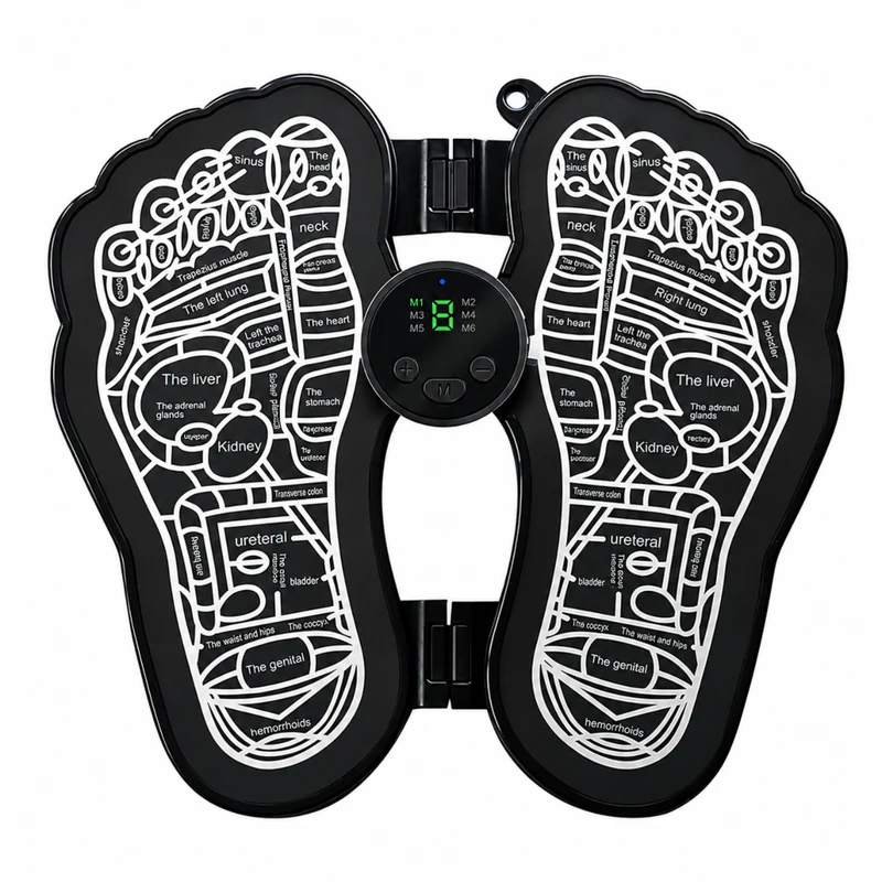 Miomu Tapete Masajeador Recargable para Pies con 8 Modos