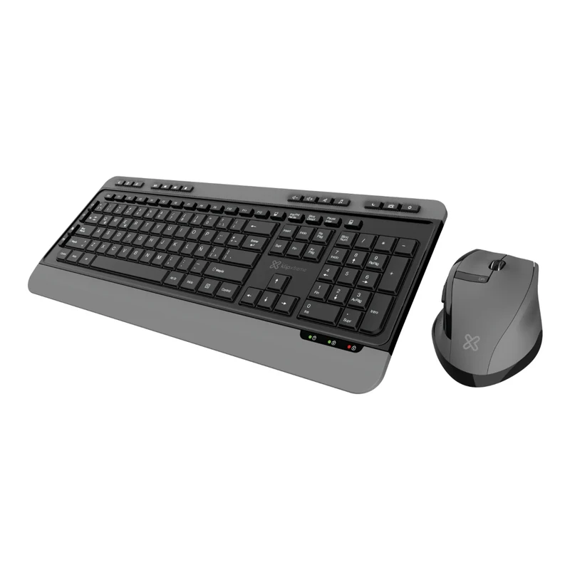 Klip Xtreme Set Teclado y Mouse Inalámbricos Magnifik en Español KBK-520, 2 Piezas