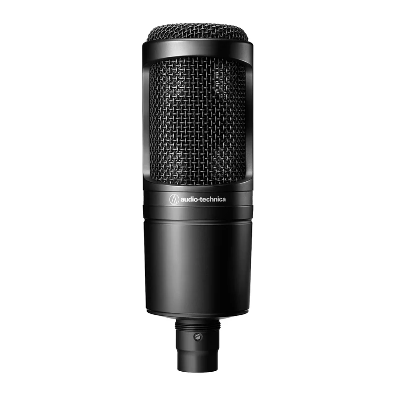 Audio-Technica Micrófono Alámbrico Profesional Condensador Cardioide, AT2020