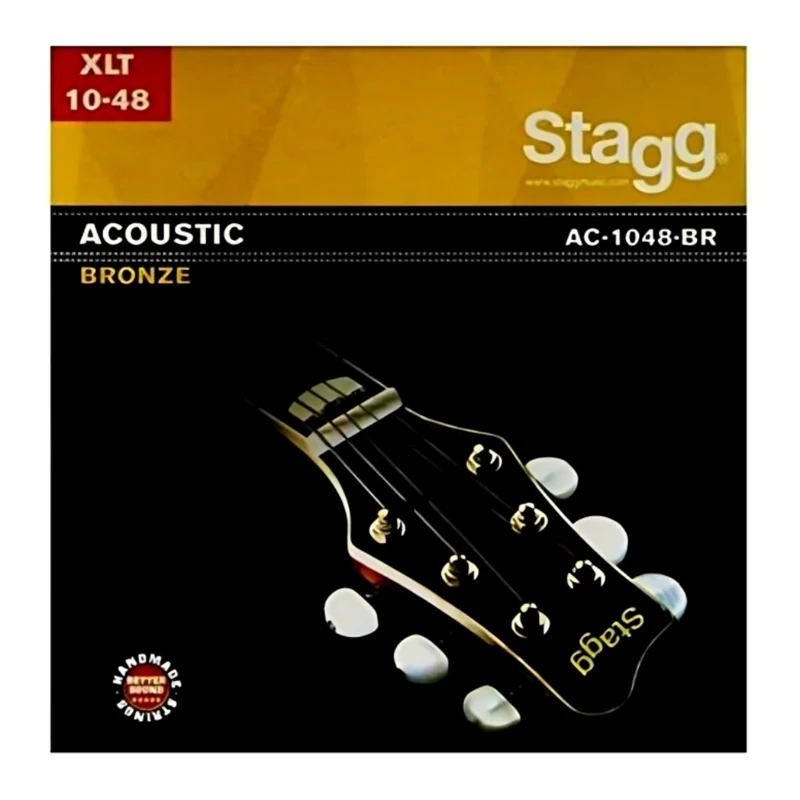 Stagg Cuerdas para Guitarra Acústica Bronze, AC-1048-BR