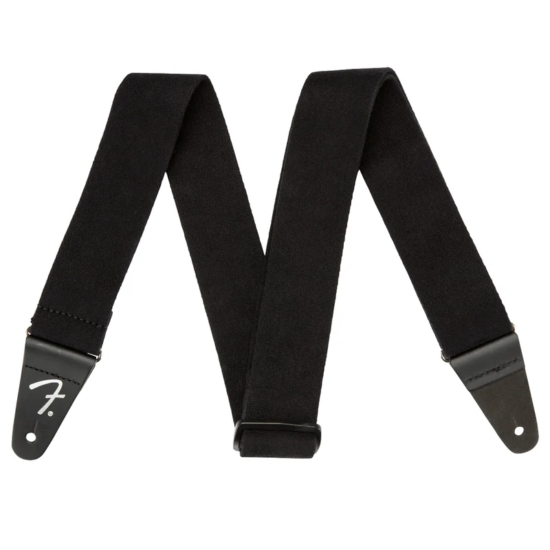 Fender SuperSoft Strap, Black, 2" Tracolla supersoft x chitarra 2" Tess.Poliest.