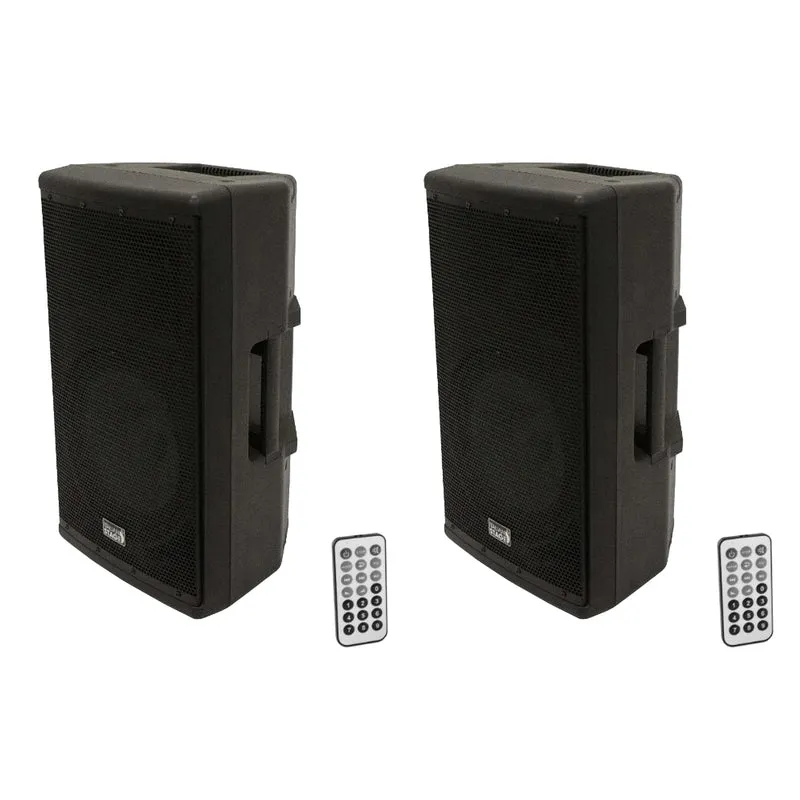 Italian Stage IS X215AUB Coppia Cassa Attiva 15" 800w Picco + BT e Multiplayer