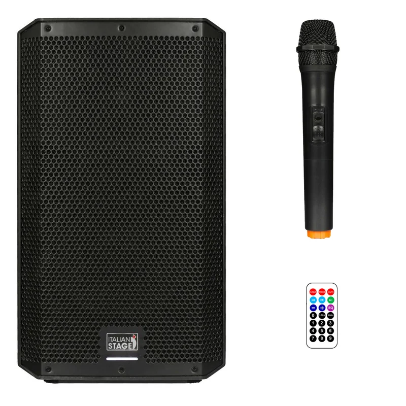 Italian Stage IS JFR10AW Cassa Attiva a batteria 100w+ BT+USB+Mic Palm. Wireless