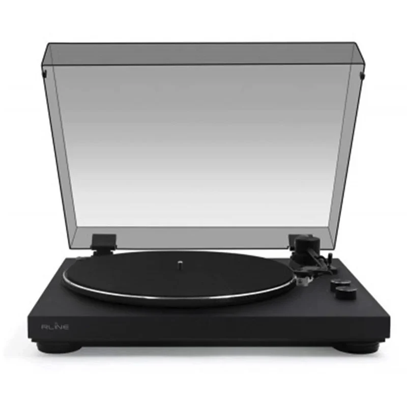 RLINE RLTN05MB Giradischi a cinghia con modulo Bluetooth, Matt Black