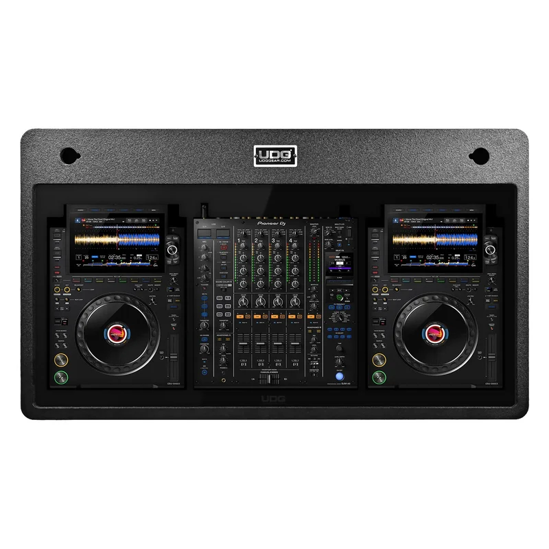 UDG U91906BL Ultimate Set AlphaTheta CDJ-3000X Pioneer DJ DJM-A9 Faceplate Black