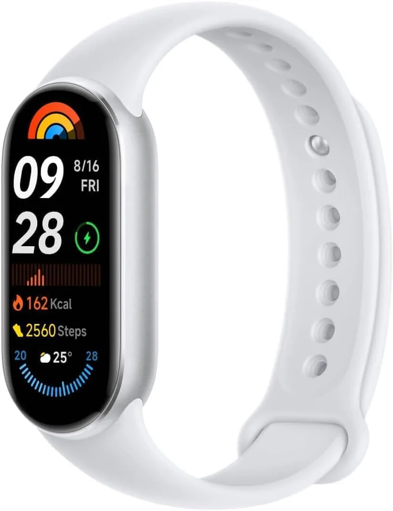 Xiaomi Smart Band 9 Orologio Smartwatch AMOLED Argento