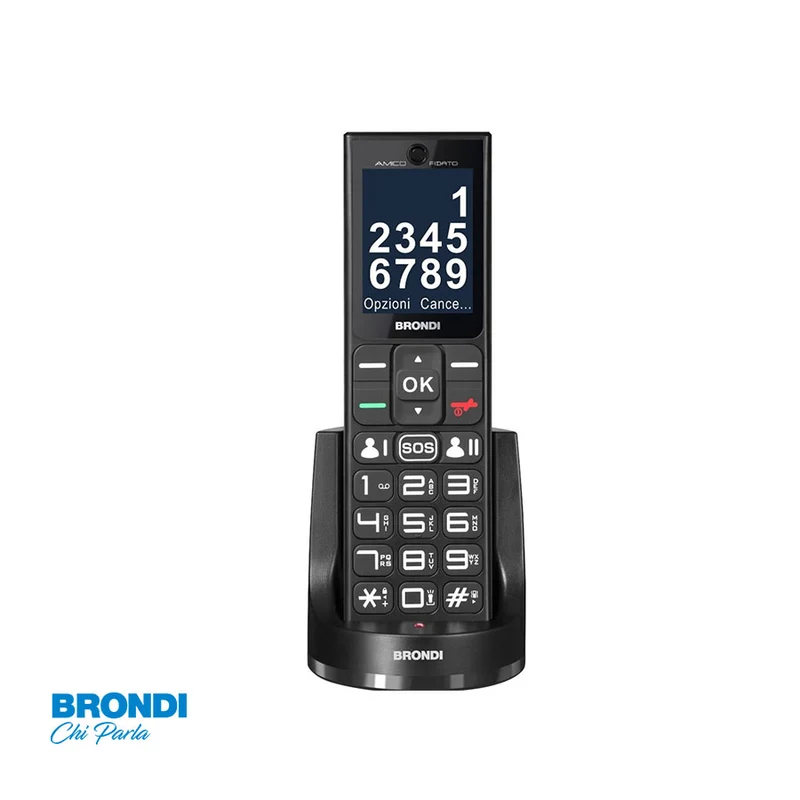 CELLULARE BRONDI AMICO FIDATO - NERO
