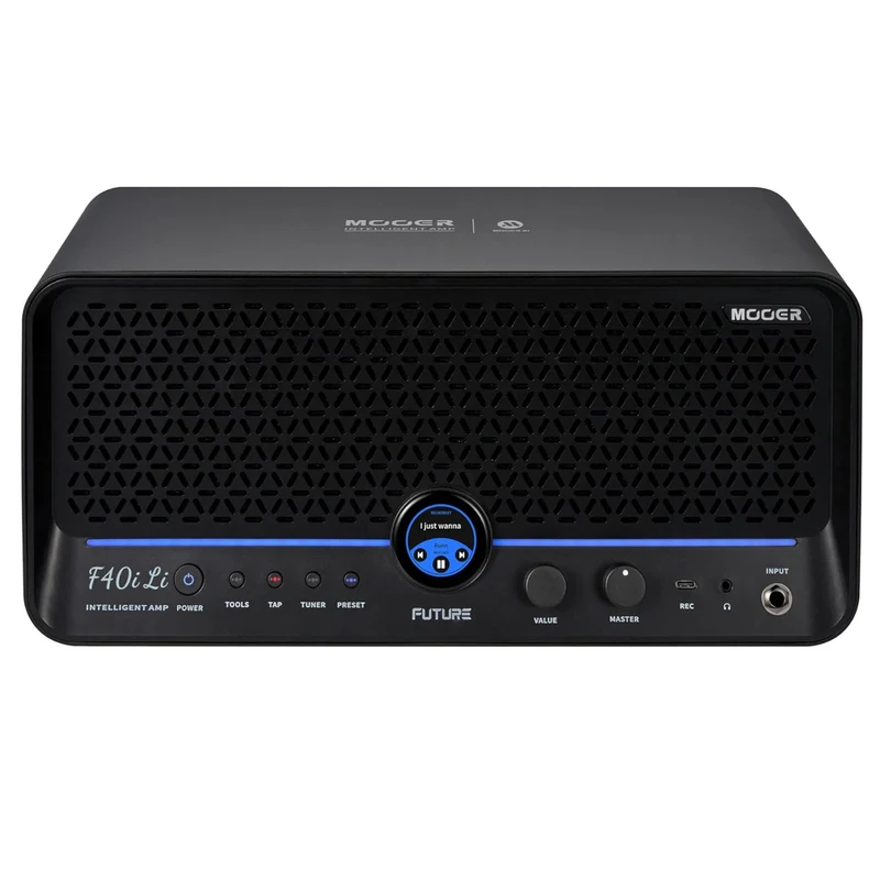 Mooer F40i Li Intelligent Amp PHANTOM BLACK Amp. combo x chitarra 40w, Nero