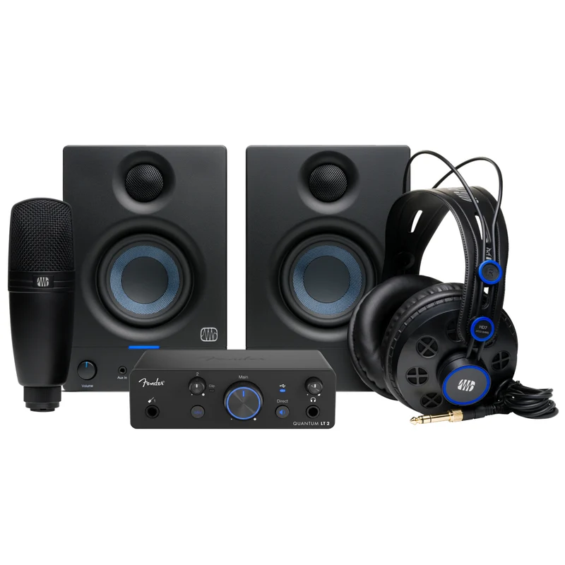 Fender Quantum LT Complete Bundle Interf. Quantum LT 2+2 ERIS 3.5 G2+M7 MKII+HD7