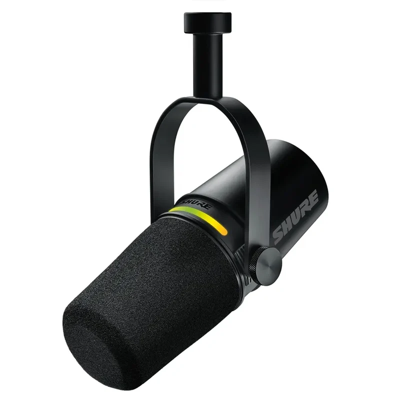 Shure MV7+ Microfono Dinamico Cardioide Pro uscite USB-C e XLR x studio/mobilità