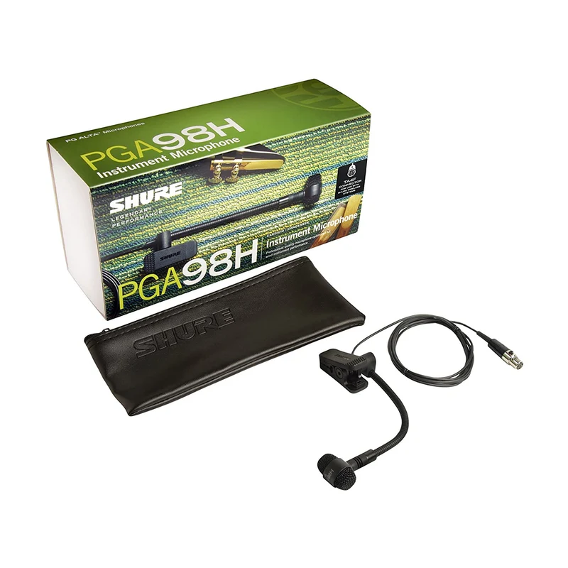 Shure PGA98H-TQG Microfono Professionale Condensatore Cardioide x Strumen. Fiato