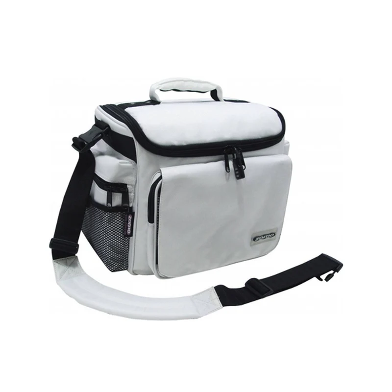 Zomo DJ-TANK WHITE Borsa trasporto Vinile CD e accessori circa 70LP+24CD, Bianco