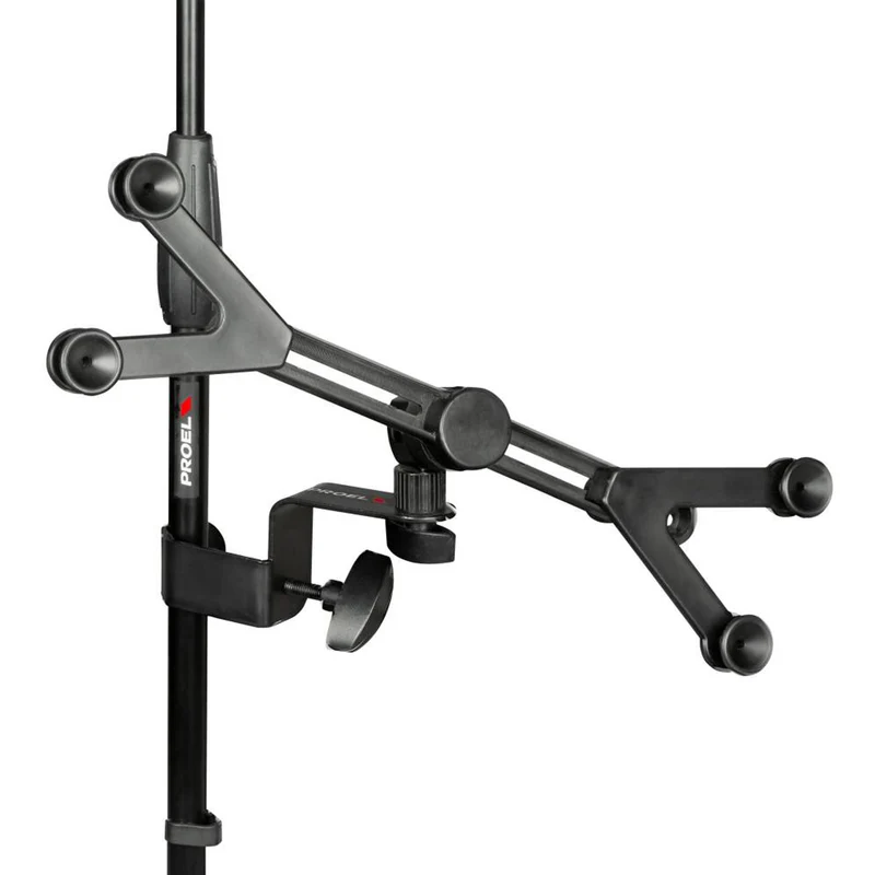 Proel PROIPS07 Supporto Universale xTABLET 10.1"-14"aggancio asta mic Nero Opaco