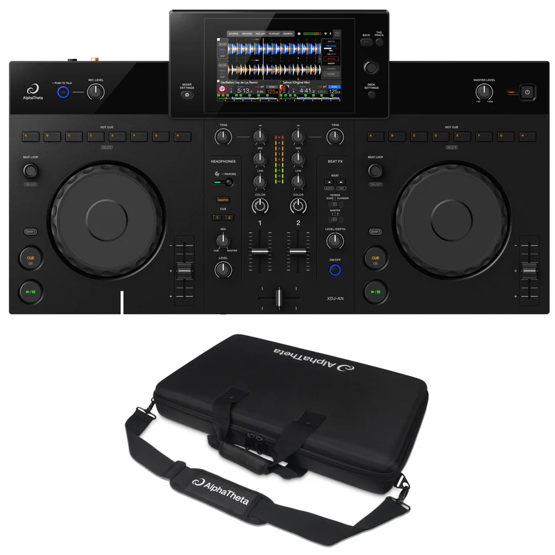 AlphaTheta Dj XDJ-AN Sist. all-in-One Dj 2Deck x Rekordbox e Serato + DJC-AN BAG