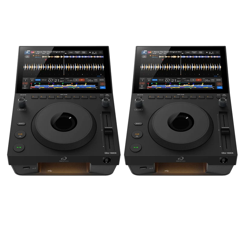 AlphaTheta CDJ-1500X Coppia Lettore multimediale DJ standalone touchscreen 10,1"
