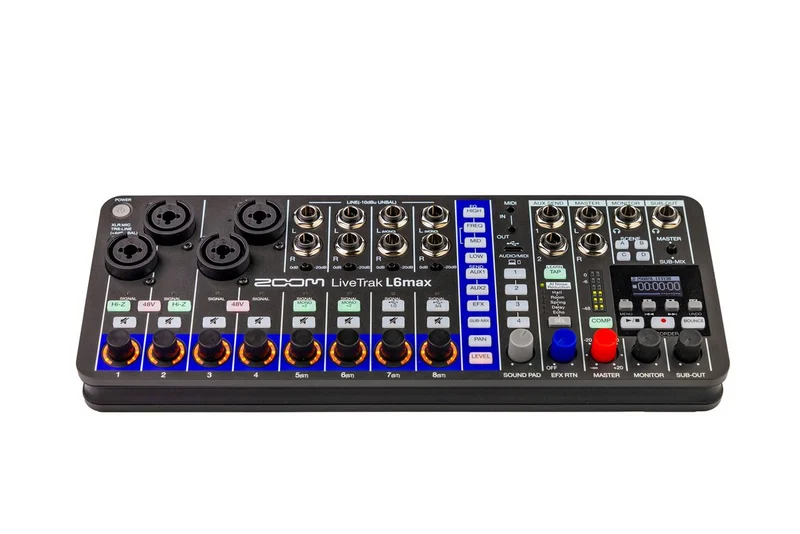 Zoom LiveTrack L6max Mixer Dig. 12 canali + registratore multitraccia completo