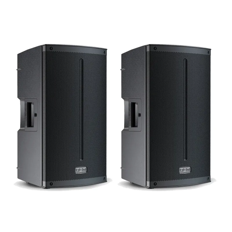 FBT X Lite 108A Coppia Diffusore Attivo Pro da 8" e 800W x2 + Bluetooth, Nero