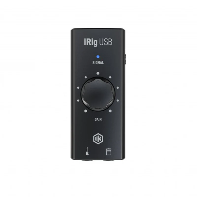 IK Multimedia iRig USB Interfaccia audio compatta per chitarra o basso, Nero