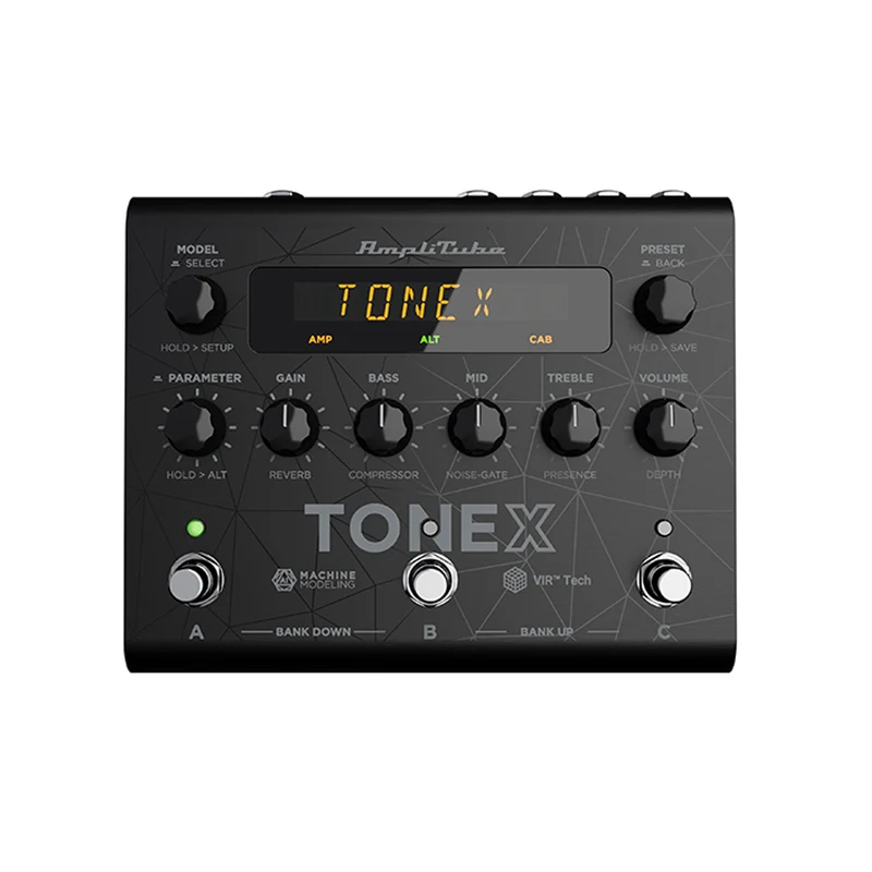 IK Multimedia TONEX PEDAL Pedale x chitarra basso tecnologia AI Machine Modeling