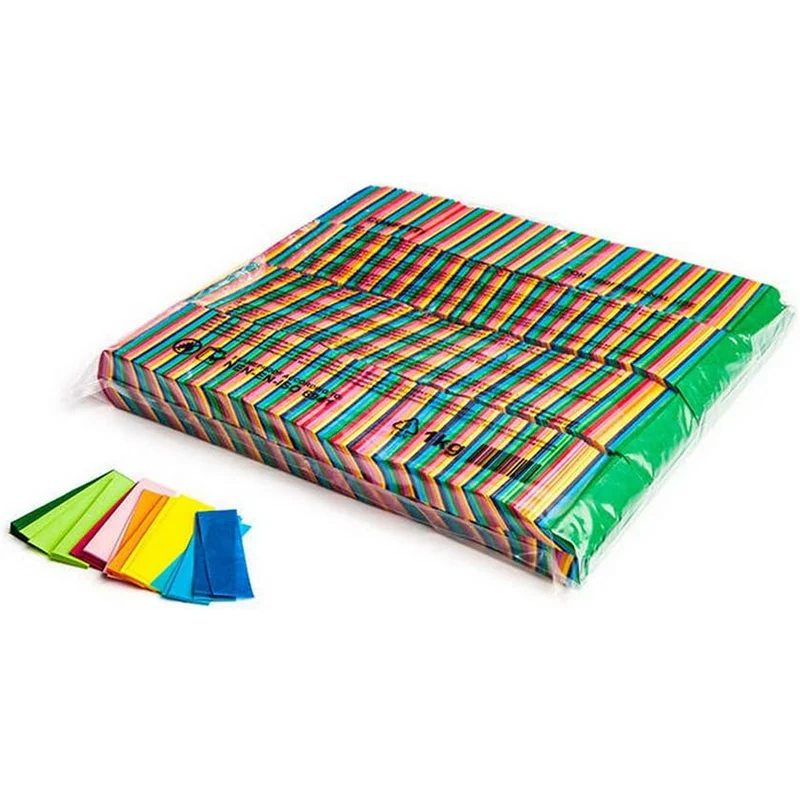 Magic Fx CON01MC Slowfall Confetti Multicolour rettangoli di coriandoli 55x17 mm