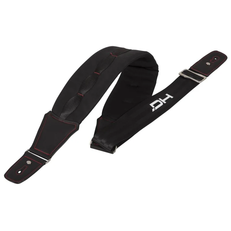 Proel DHSTRAP400BKS Superb Series Tracolla imbott. regol. term. Vera Pelle, Nero