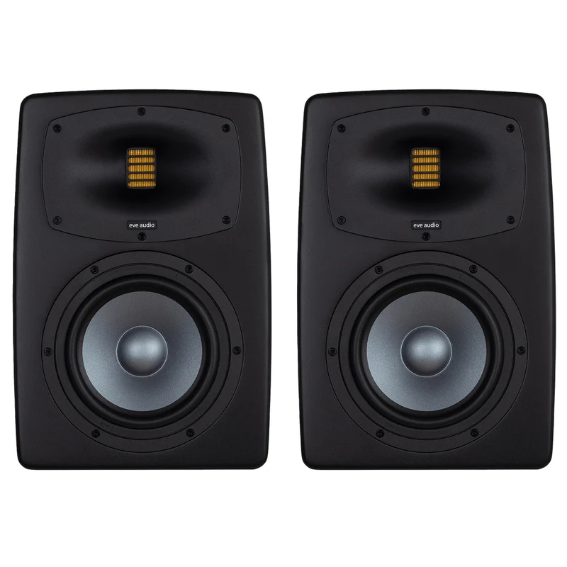Eve Audio EXO 25 Coppia Monitor Audio Pro da Studio da 280w RMS, Nero